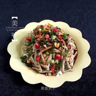 Frozen fish and grass