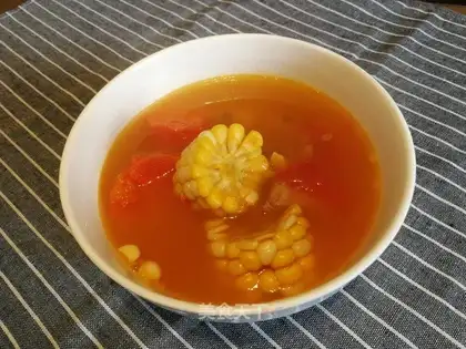 Pumpkin rice tomato soup