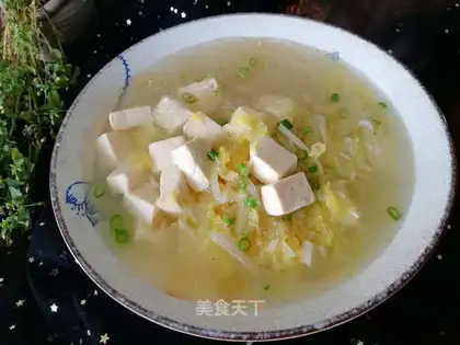 Tofu fan soup