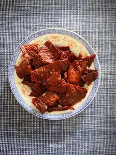Fried beef jerky