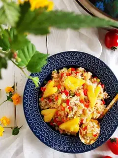 Five-colored rice