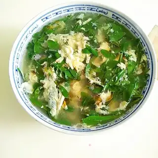The omelet soup
