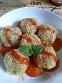 The rice steamer meatballs
