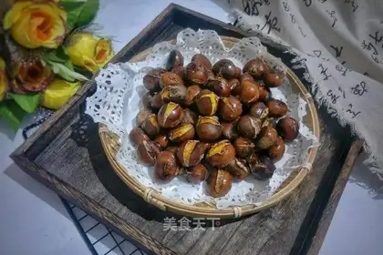 Honey roasted chestnuts