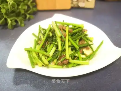 Beef and garlic