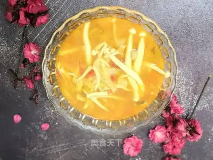 Shrimp rice soup