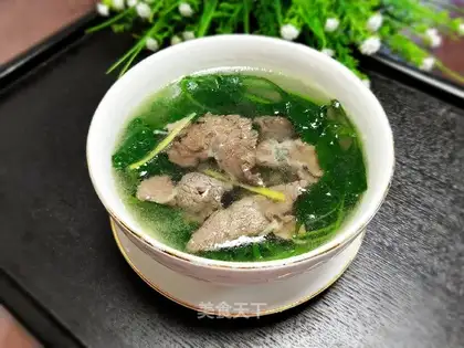 Beef and redback soup