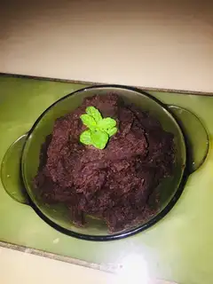 Homemade red bean sand