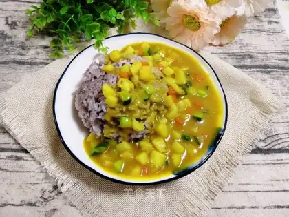 The curry rice