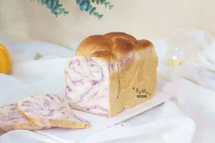 Chinese marble potato toast