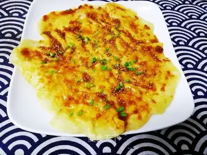 Homemade sauce pancakes