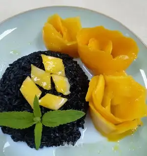 Mango coconut rice