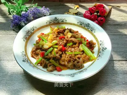 Fried beef