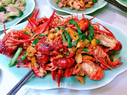 Spicy lobster