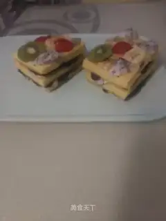 Fruit chocolate naked cake