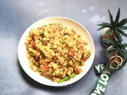 Chicken cucumber fried rice