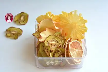 Homemade fruit dry