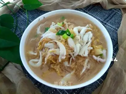 Silverfish sour fan soup