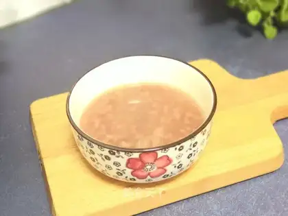 Red bean rice congee