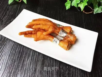Mustard chicken claws