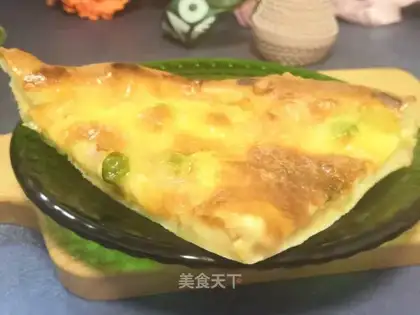 Corn beef pizza