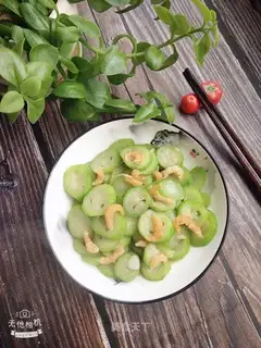 Shrimp fried silk
