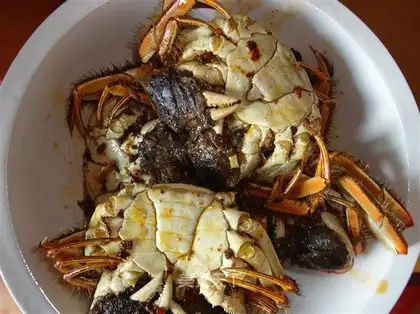 steamed crab
