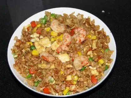 soy sauce fried rice