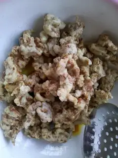 Crispy fried pork section