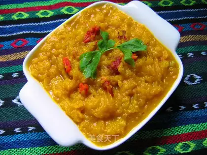 Potato and pumpkin soup