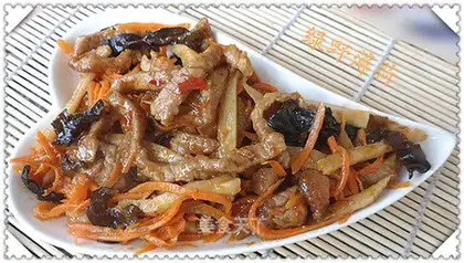 fish-flavored pork