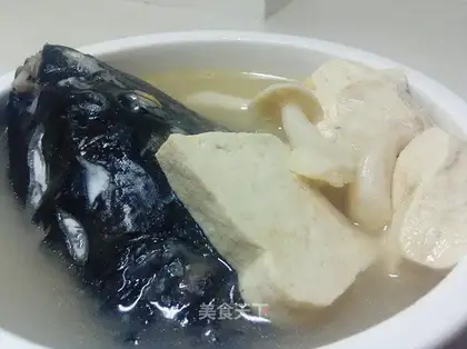 fish head tofu soup