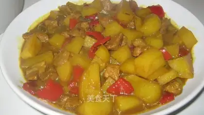 Pepper potato stew