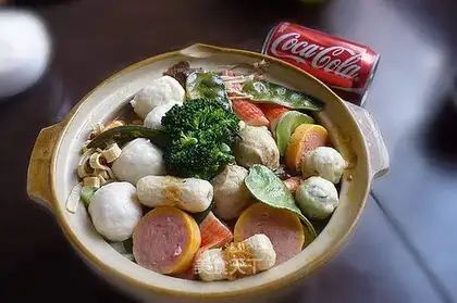 Delicious fish soup hot pot