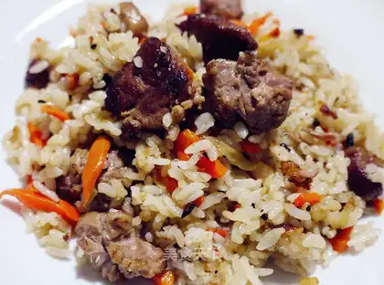 Xinjiang pilaf