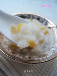 Corn flakes and Huaishan porridge