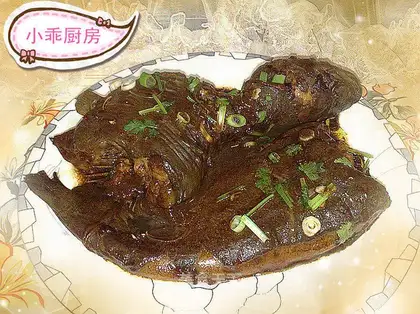 braised catfish in soy sauce