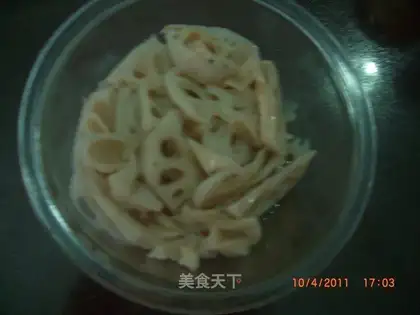 Crystal sugar lotus root