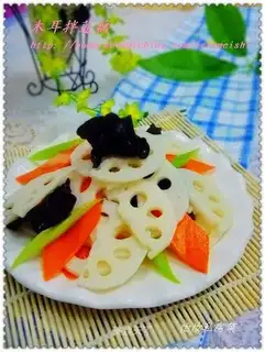 Fungus mixed lotus root