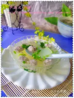 Winter melon meatball soup