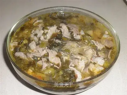 Sour soup fat beef