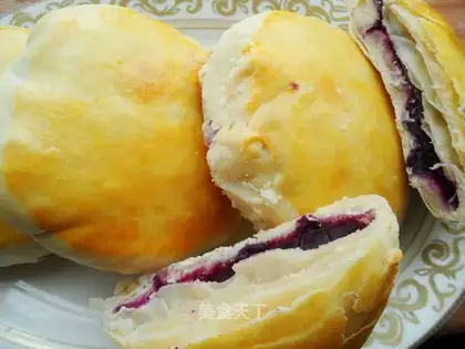 Purple potato huoshao