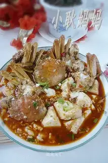 Crab spicy tofu