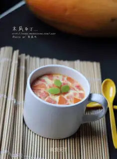 Papaya pudding