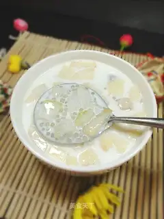Taro, apple, sago