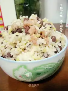 coix rice and red bean rice