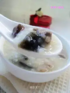 congee with pork and century