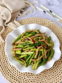 Garlic fried meat