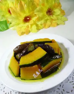 Cheese fried Japanese pumpkins