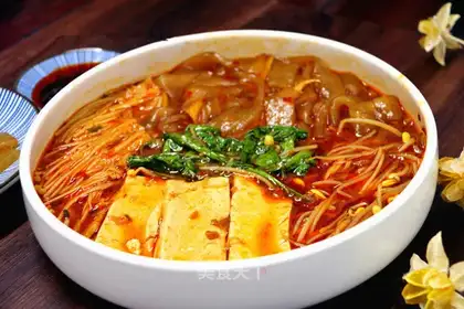 Homemade red oil hot